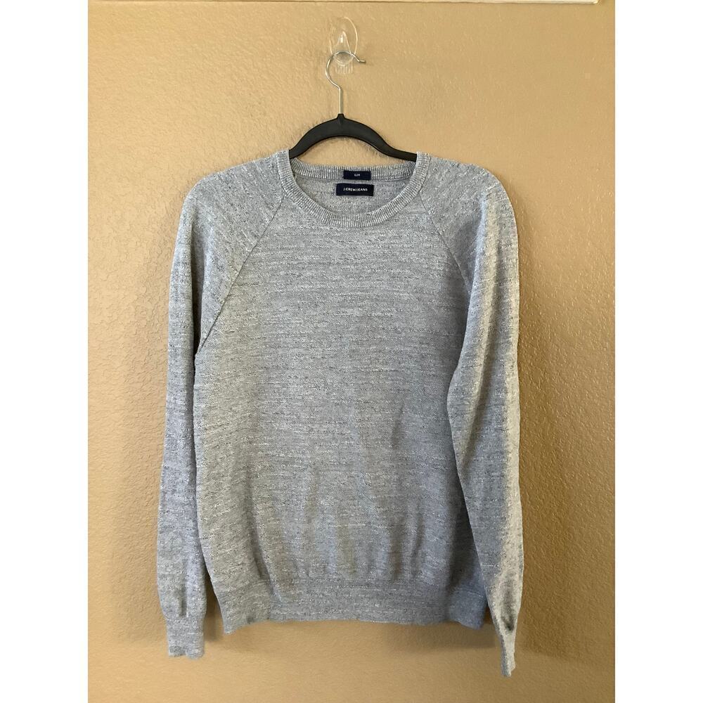 J.Crew Men's Gray Pullover Crewneck Sweater *Please read*